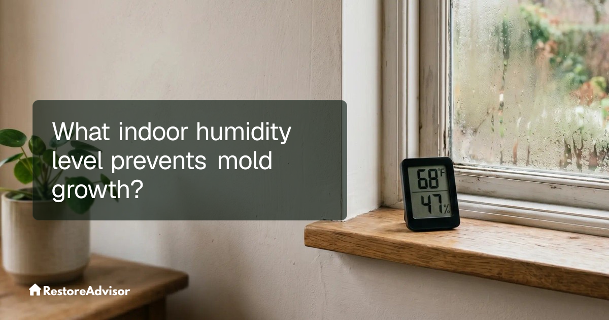 At What Humidity Level Does Mold Grow? EPA & CDC Guide